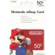 Nintendo eShop Prepaid Card 50 EUR